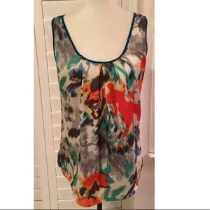 Silky FEI Anthropologie Multicolor Tank Top M